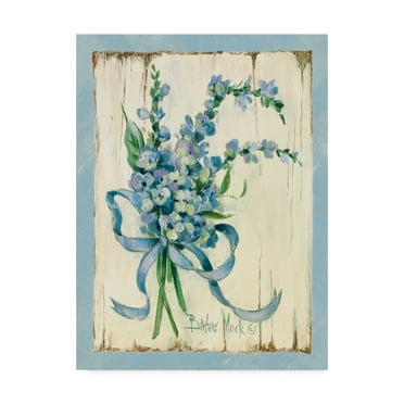 Trademark Fine Art ' Blue' Canvas Art by Barbara Mock
