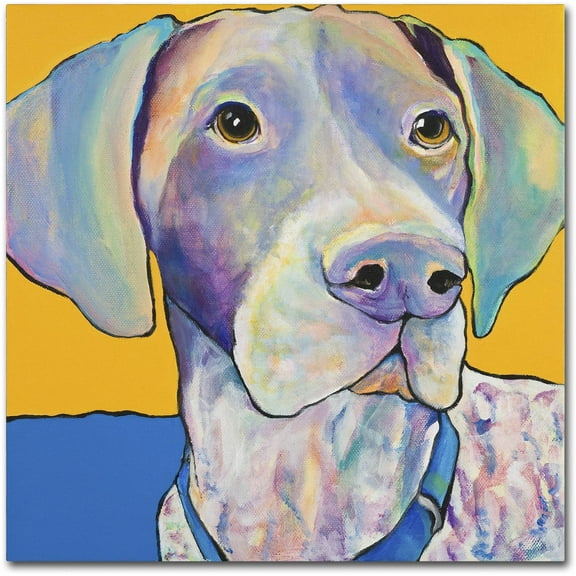 Trademark Fine Art "Blue" Canvas Art by Pat Saunders-White