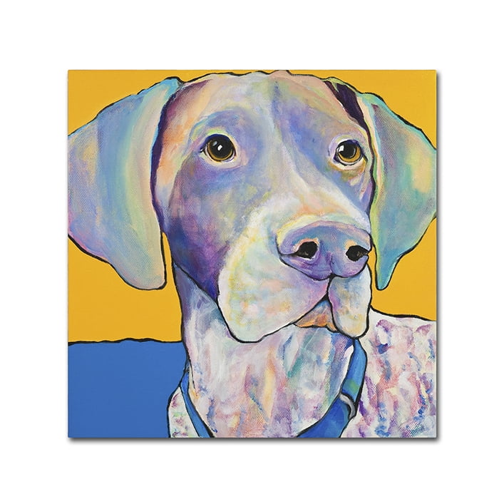 Trademark Fine Art "Blue" Canvas Art by Pat Saunders-White