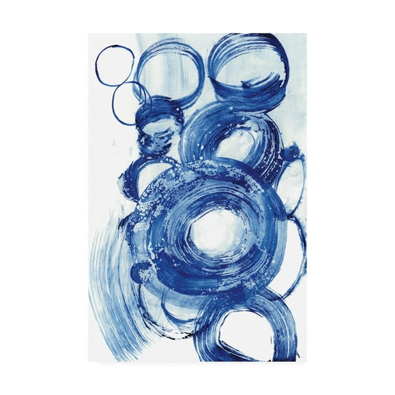 Trademark Fine Art 'Blue Circle Study II' Canvas Art by Jodi Fuchs
