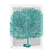 Trademark Fine Art 'Blue Corals And Sea Urchins Iv' Canvas Art by Fab Funky