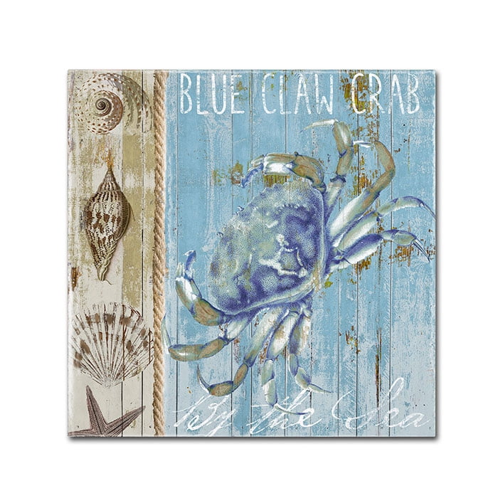 Trademark Fine Art "Blue Crab I" Canvas Art by Color Bakery