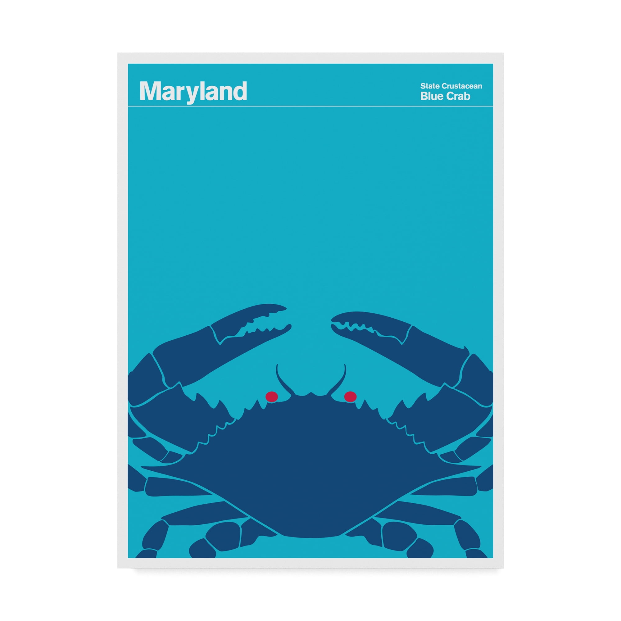 Trademark Fine Art 'Blue Crab Maryland' Canvas Art by Print Collection - Artist