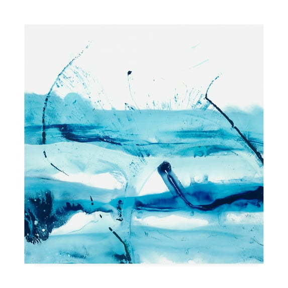 Trademark Fine Art 'Blue Currents III' Canvas Art by Ethan Harper
