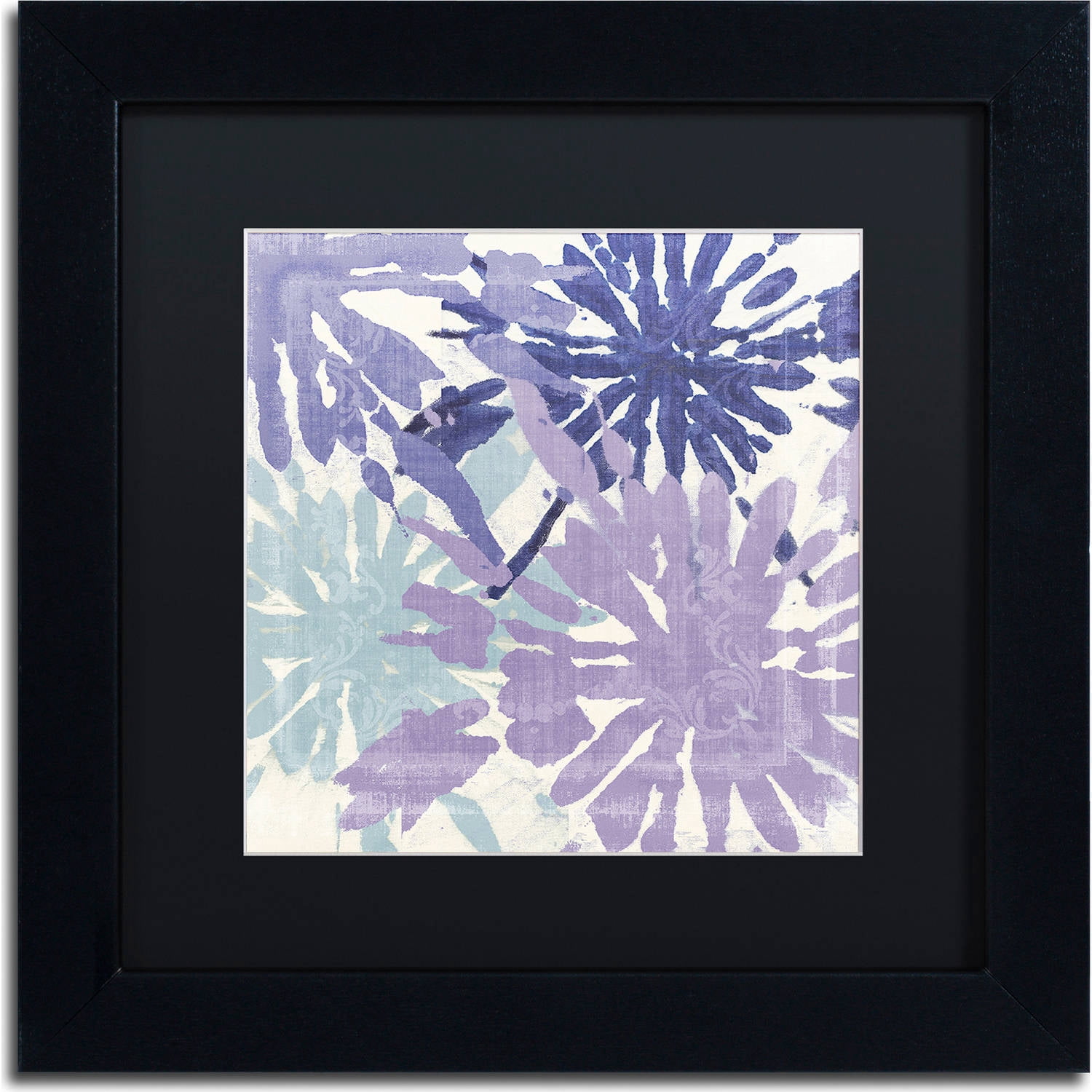 Trademark Fine Art "Blue Curry II" Canvas Art by Color Bakery, Black Matte, Black Frame