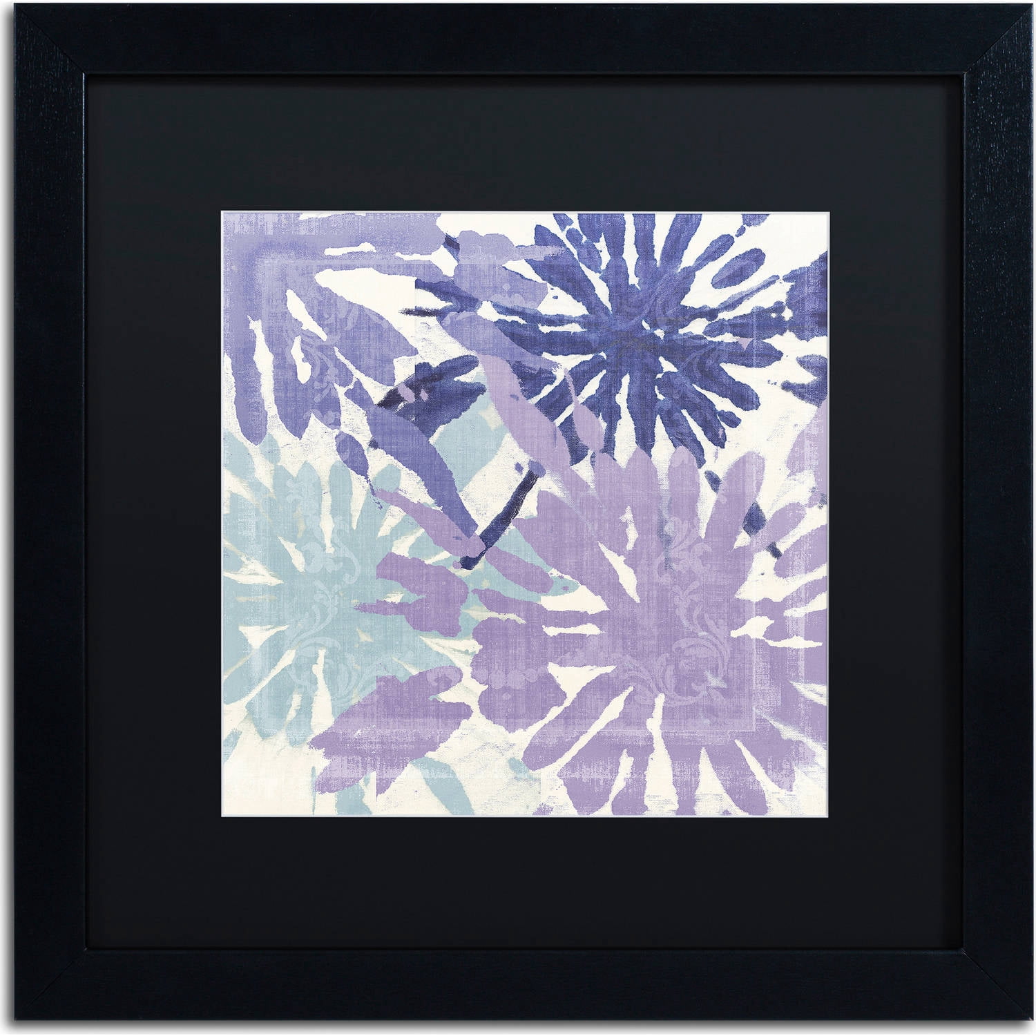 Trademark Fine Art "Blue Curry II" Canvas Art by Color Bakery, Black Matte, Black Frame