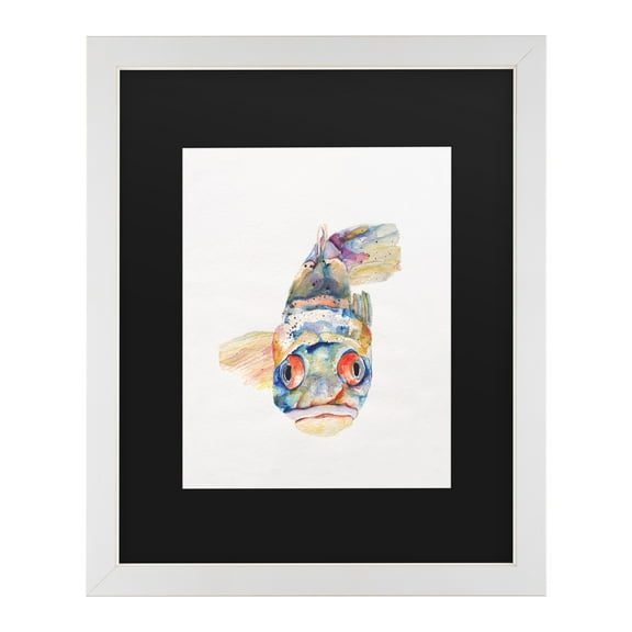 Trademark Fine Art 'Blue Fish' Canvas Art by Pat Saunders-White