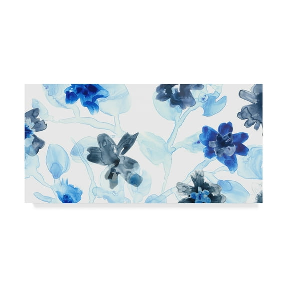 Trademark Fine Art 'Blue Gossamer Garden V' Canvas Art by June Erica Vess