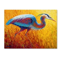 Trademark Fine Art 'Blue Heron 2' Canvas Art by Marion Rose