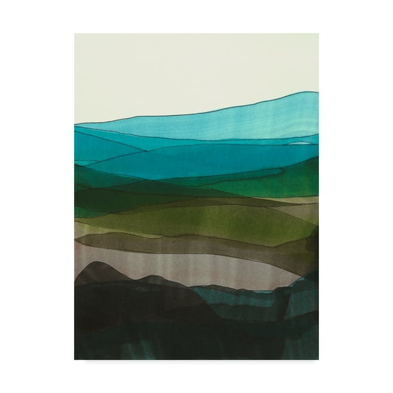 Trademark Fine Art 'Blue Hills I' Canvas Art by Jodi Fuchs