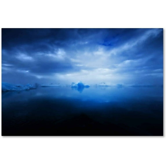 Trademark Fine Art 'Blue Ice' Canvas Art by Philippe Sainte-Laudy