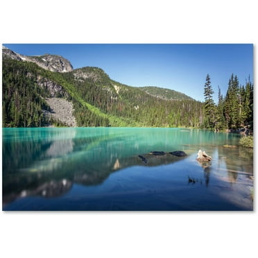 Trademark Fine Art 'Blue Joffre Lakes' Canvas Art by Pierre Leclerc
