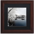 thumbnail image 1 of Trademark Fine Art "Blue Lake I" Canvas Art by Philippe Hugonnard, Black Matte, Wood Frame, 1 of 4