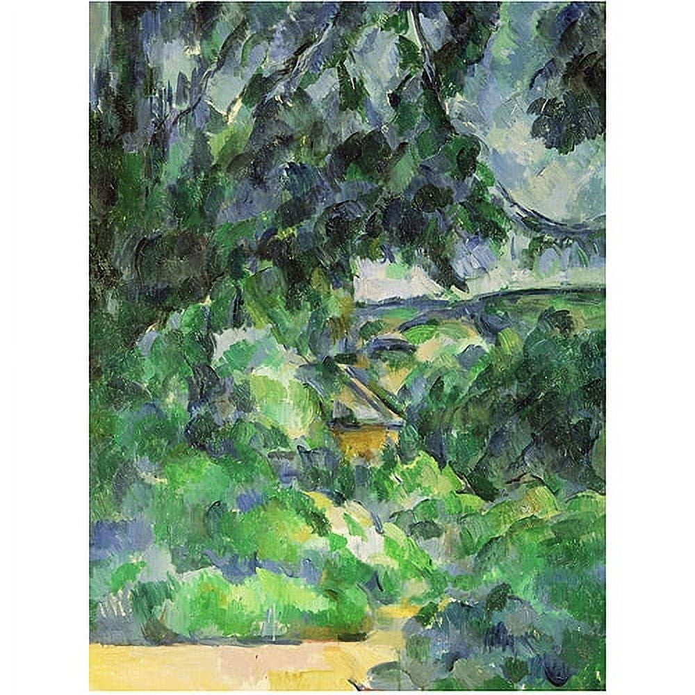 Trademark Fine Art "Blue Landscape 1903" Canvas Art by Paul Cezanne