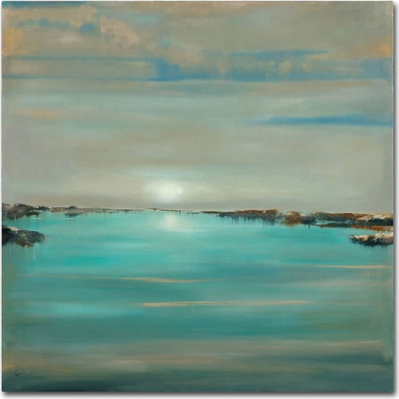 Trademark Fine Art "Blue Light" Canvas Art by Rio