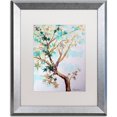 thumbnail image 1 of Trademark Fine Art "Blue Maple" Canvas Art by Wendra, White Matte, Silver Frame, 1 of 1