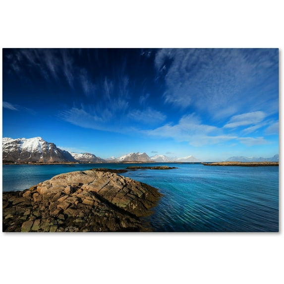 Trademark Fine Art "Blue Moment" Canvas Art by Philippe Sainte-Laudy