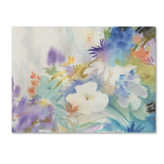 Trademark Fine Art 'Blue Oasis' Canvas Art by Sheila Golden
