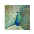 thumbnail image 1 of Trademark Fine Art 'Blue Peacock on Gold' Canvas Art by Danhui Nai, 1 of 3
