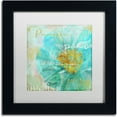 thumbnail image 1 of Trademark Fine Art "Blue Peony Light" Canvas Art by Color Bakery White Matte, Black Frame, 1 of 4
