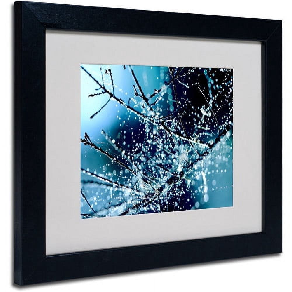 Trademark Fine Art "Blue Rhapsody" Framed Canvas Art by Beata Czyzowska Young