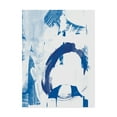 thumbnail image 1 of Trademark Fine Art 'Blue Scribbles IV' Canvas Art by Vision Studio, 1 of 4
