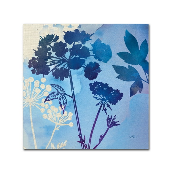 Trademark Fine Art 'Blue Sky Garden III' Canvas Art by Studio Mousseau