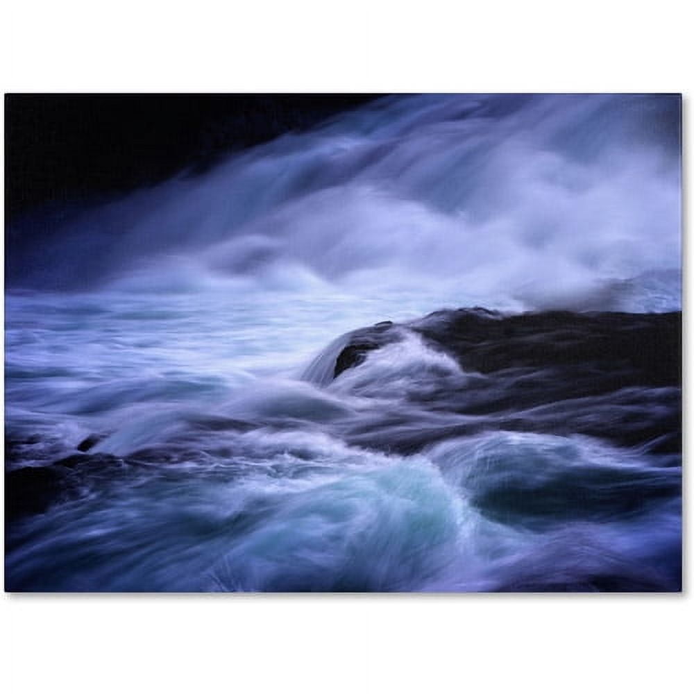 Trademark Fine Art "Blue Stream" Canvas Art by Philippe Sainte-Laudy
