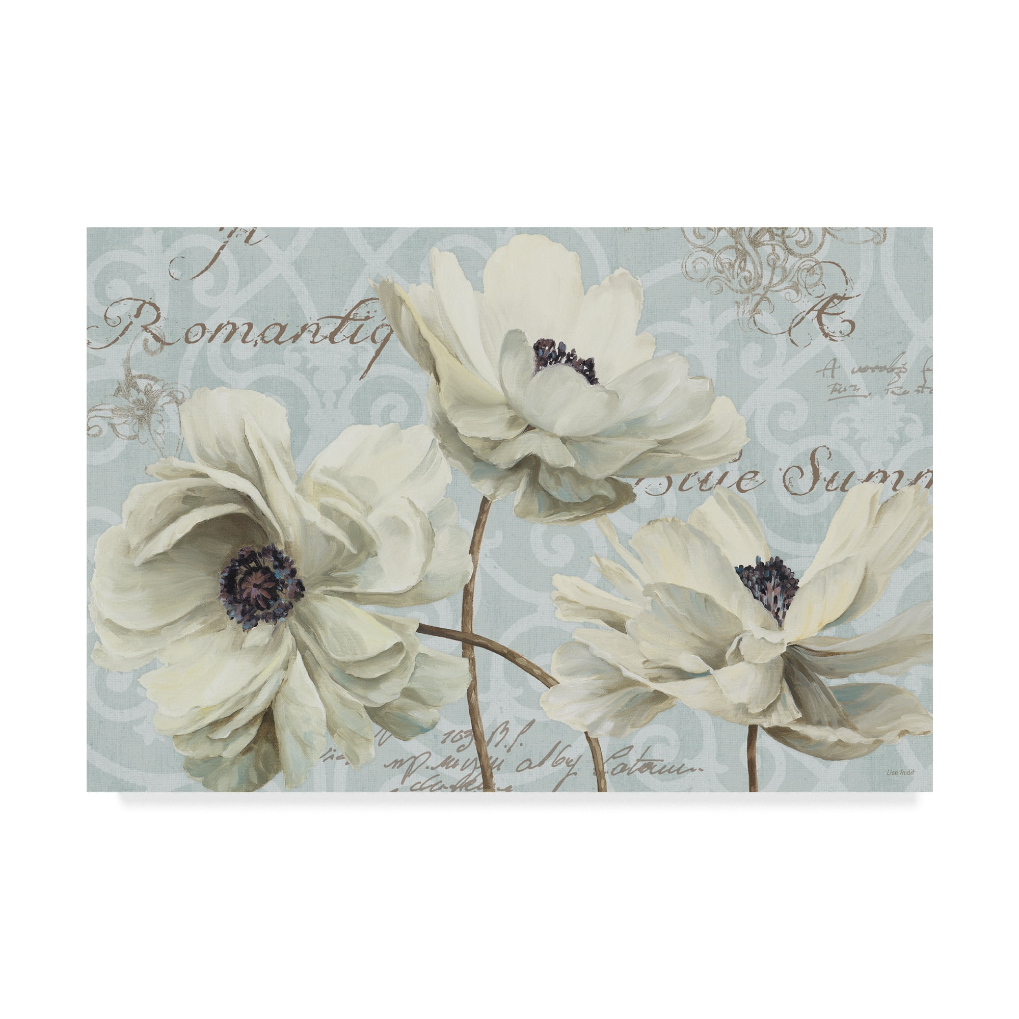 Trademark Fine Art 'Blue Summer III' Canvas Art by Lisa Audit