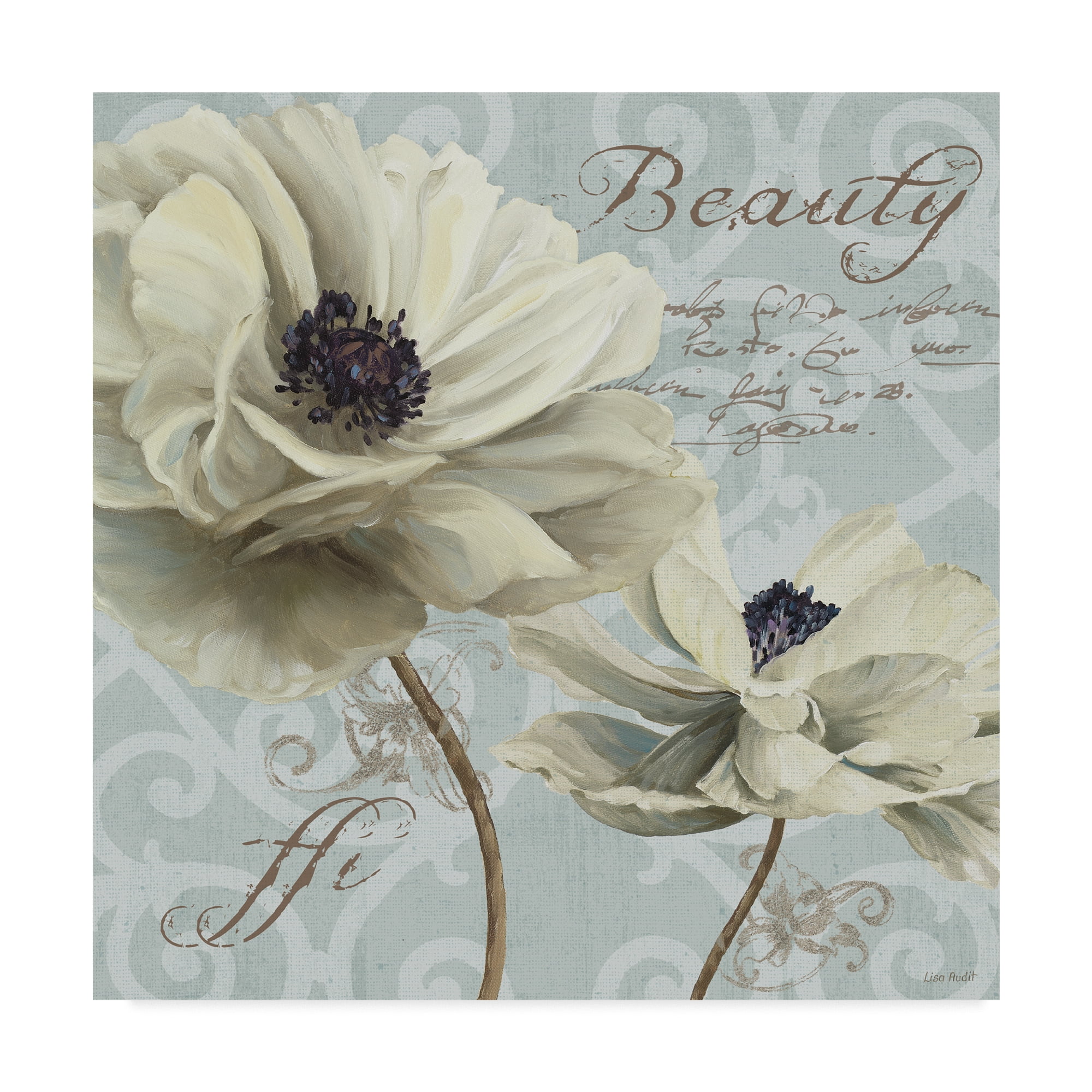 Trademark Fine Art 'Blue Summer VI' Canvas Art by Lisa Audit