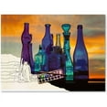 thumbnail image 1 of Trademark Fine Art "Blue Sunset By Numbers" Canvas Art by Roderick Stevens, 1 of 3