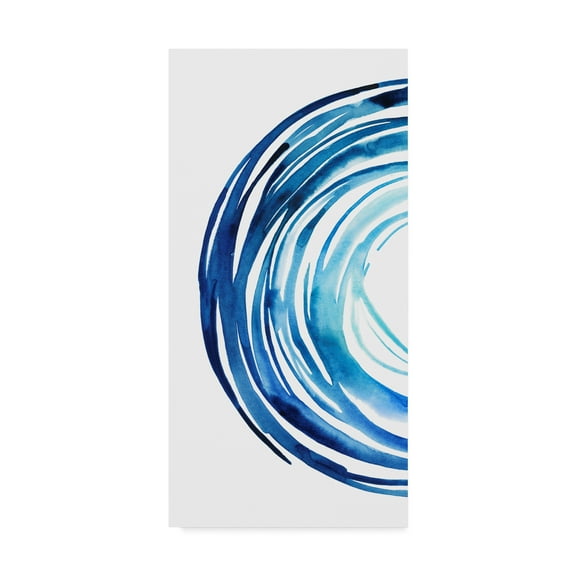 Trademark Fine Art 'Blue Vortex I' Canvas Art by Grace Popp