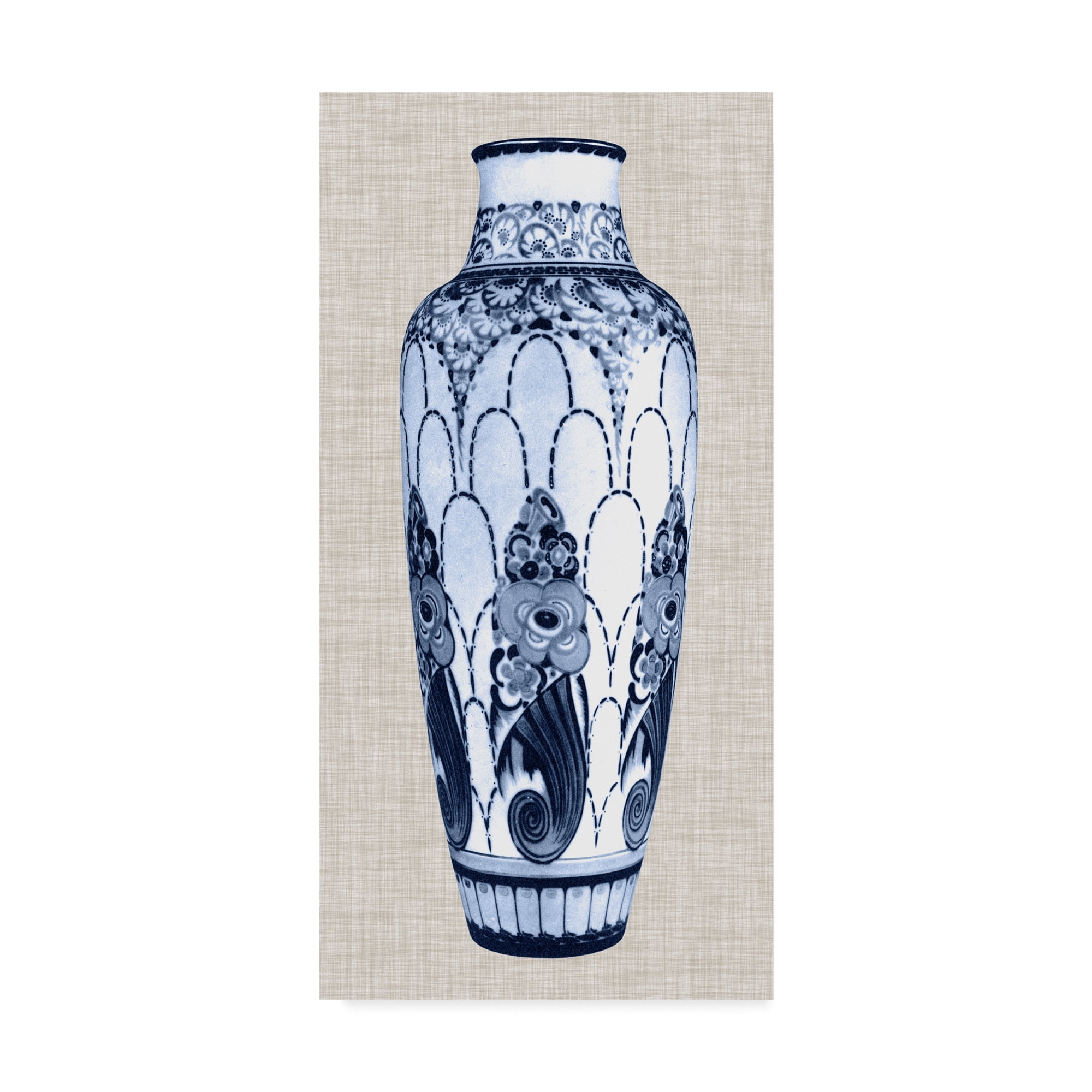 Trademark Fine Art 'Blue & White Vase I' Canvas Art by Unknown