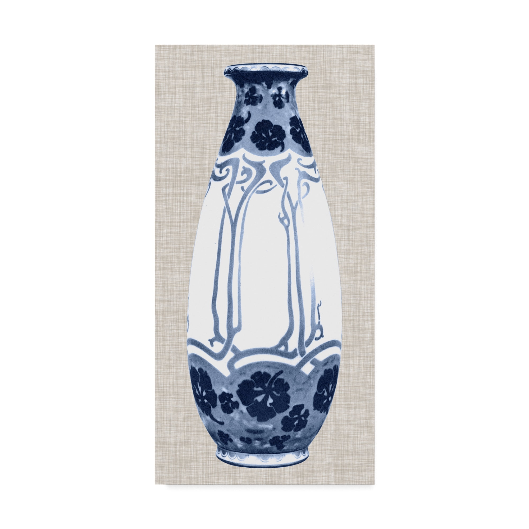 Trademark Fine Art 'Blue & White Vase II' Canvas Art by Unknown