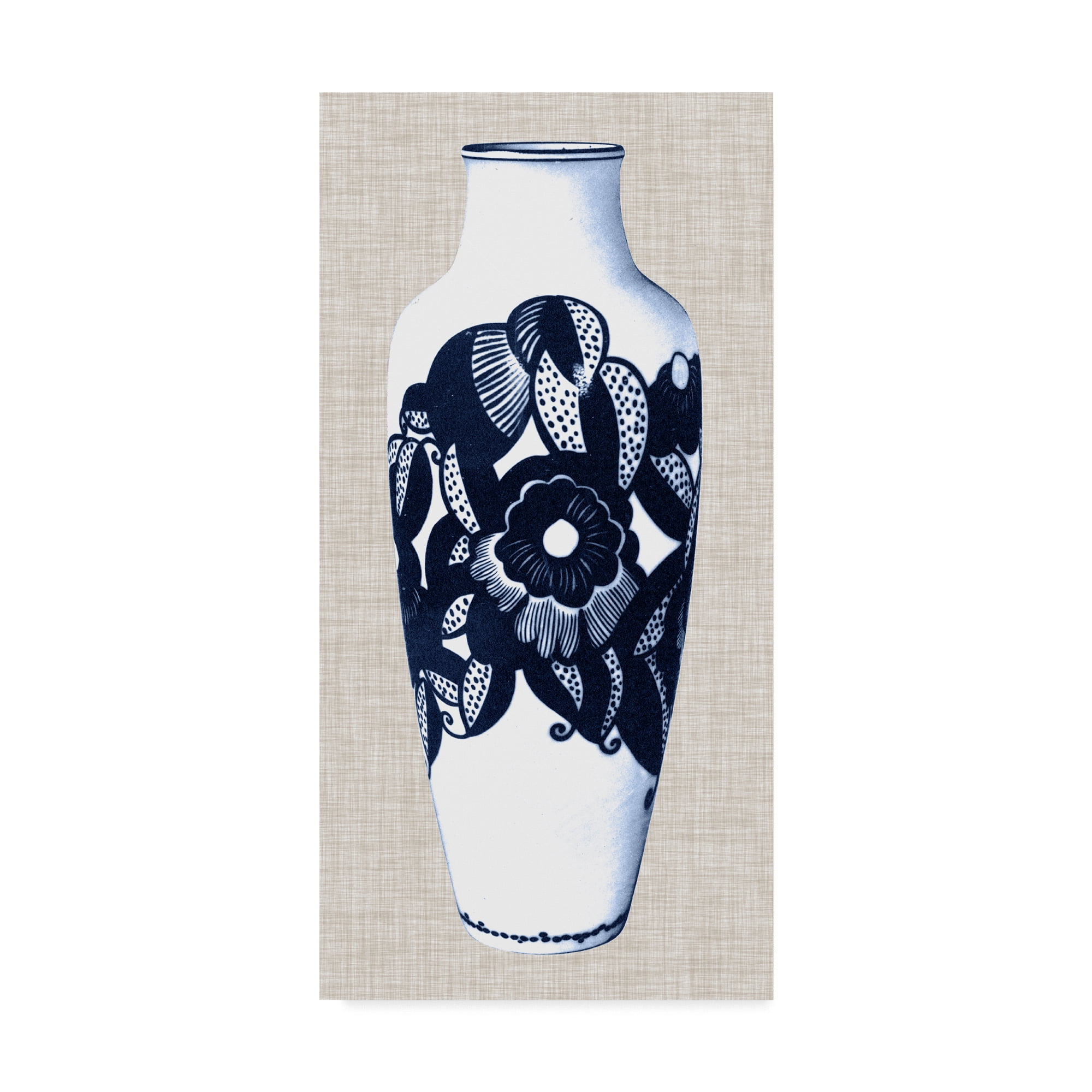 Trademark Fine Art 'Blue & White Vase III' Canvas Art by Unknown