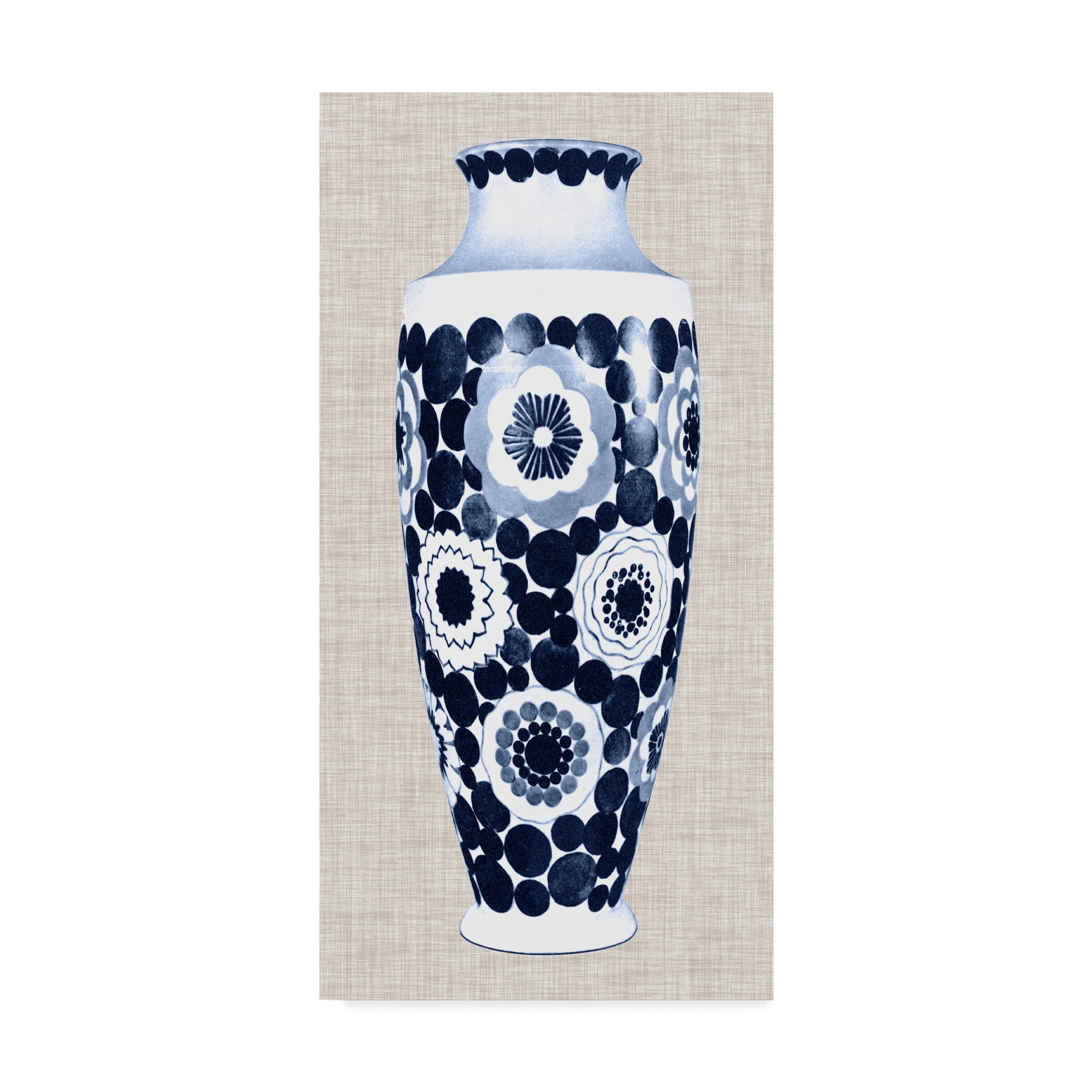 Trademark Fine Art 'Blue & White Vase V' Canvas Art by Unknown