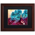 thumbnail image 1 of Trademark Fine Art "Blue Willow" Canvas Art by Natasha Wescoat, Black Matte, Wood Frame, 1 of 4