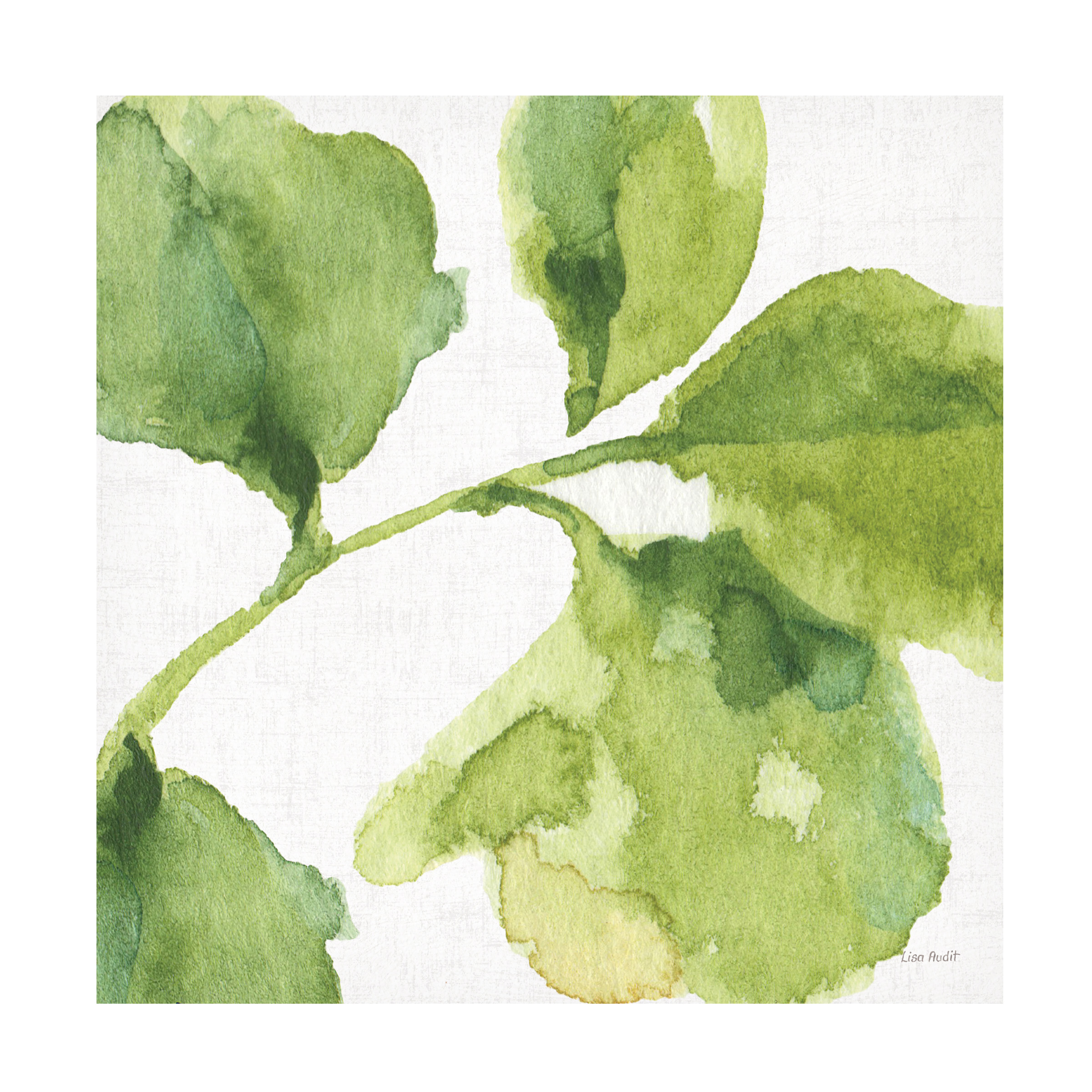 Trademark Fine Art 'Blue and Green Garden VII' Canvas Art by Lisa Audit