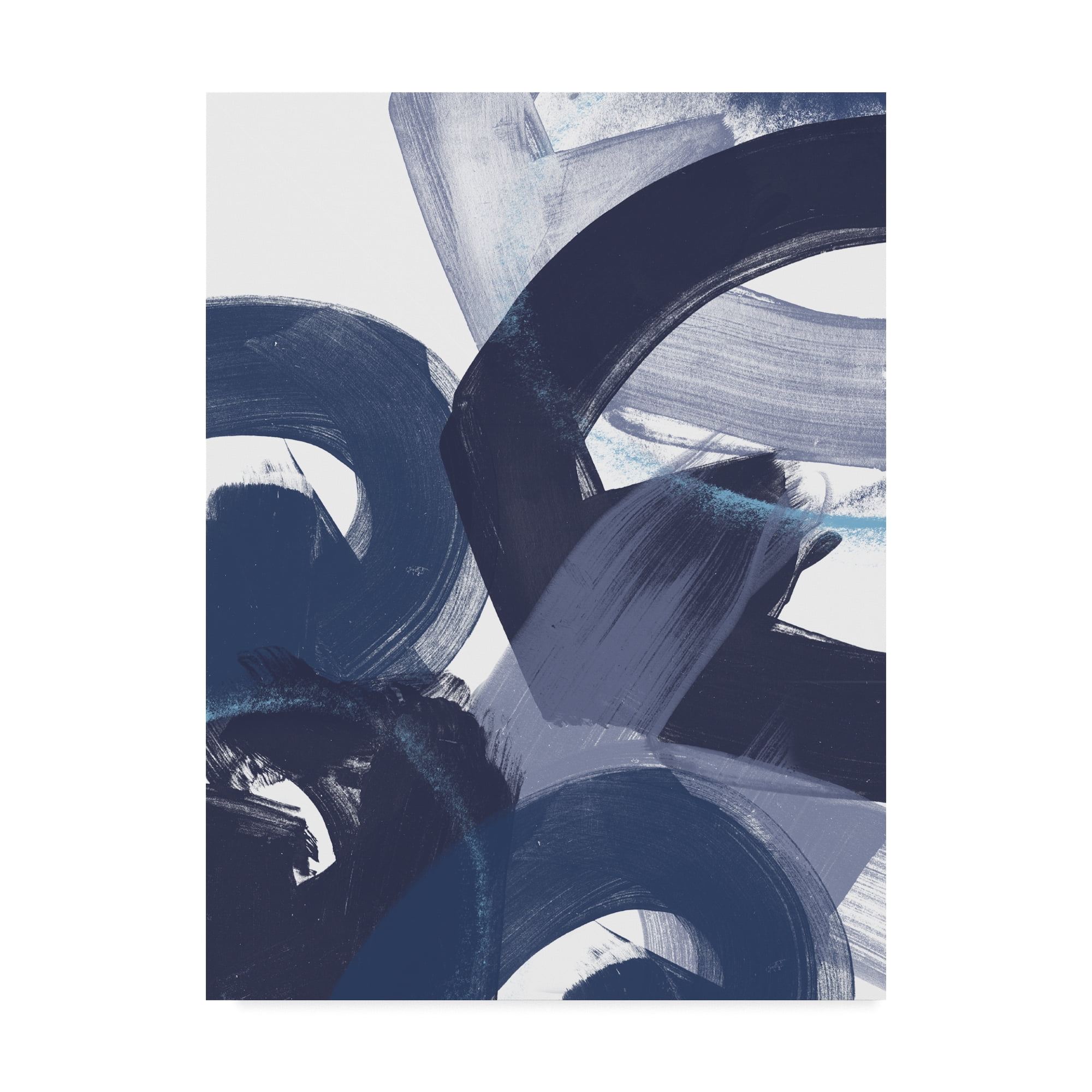 Trademark Fine Art 'Blue on Blue II' Canvas Art by June Erica Vess