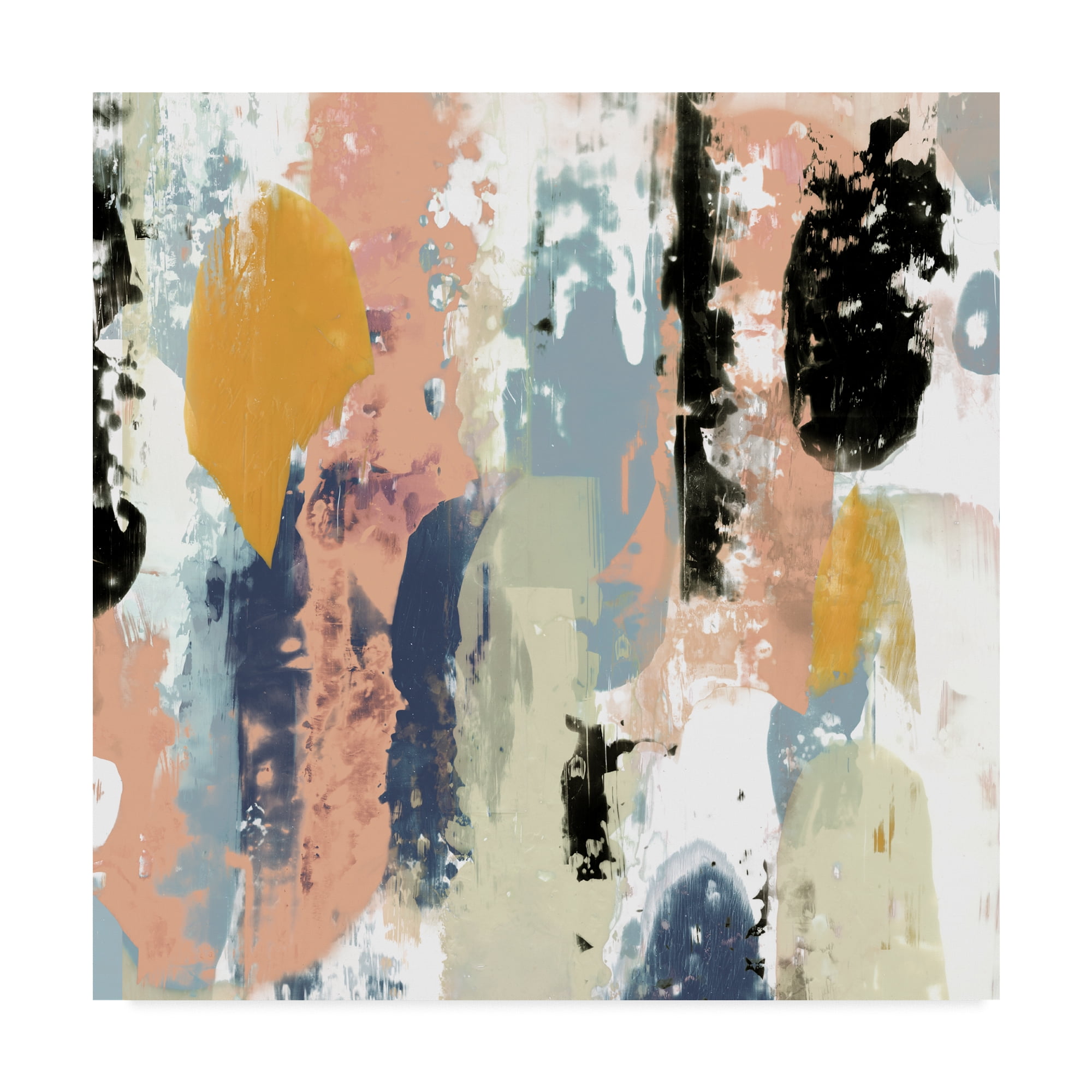 Trademark Fine Art 'Blueberry Swatches II' Canvas Art by Jennifer Goldberger