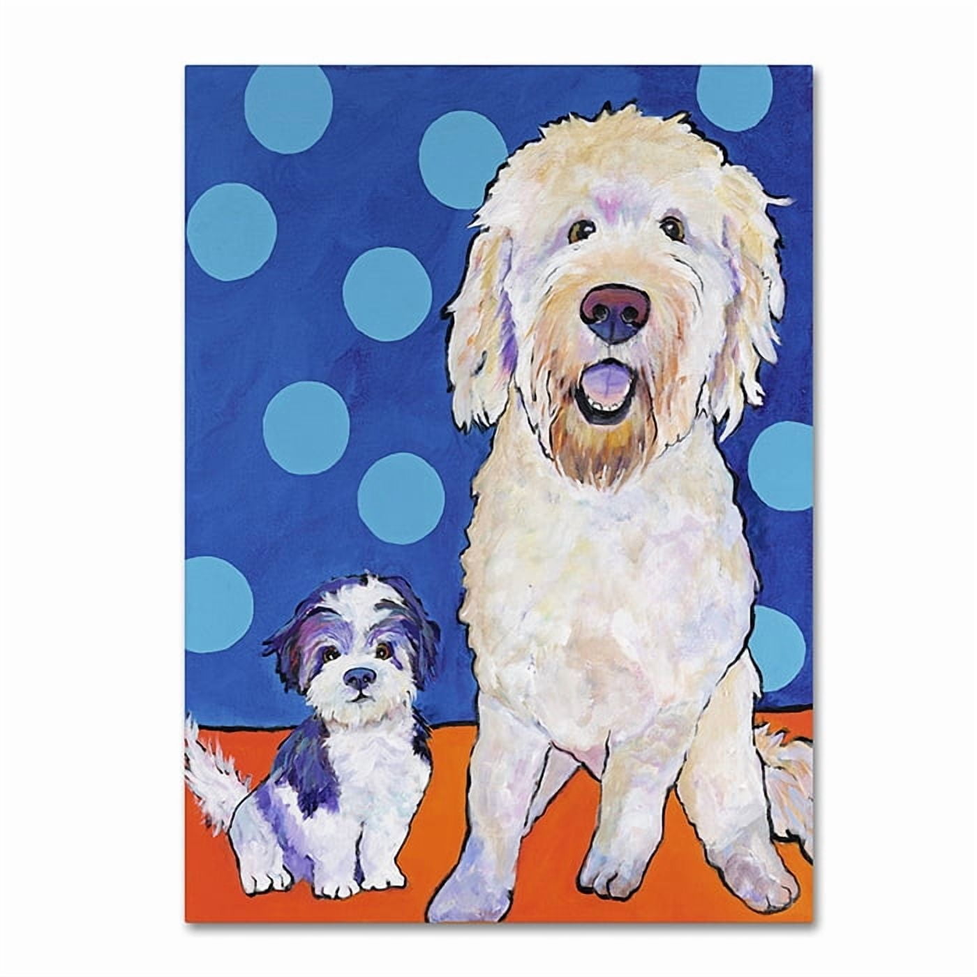 Trademark Fine Art "Blues Brothers" Canvas Art by Pat Saunders-White