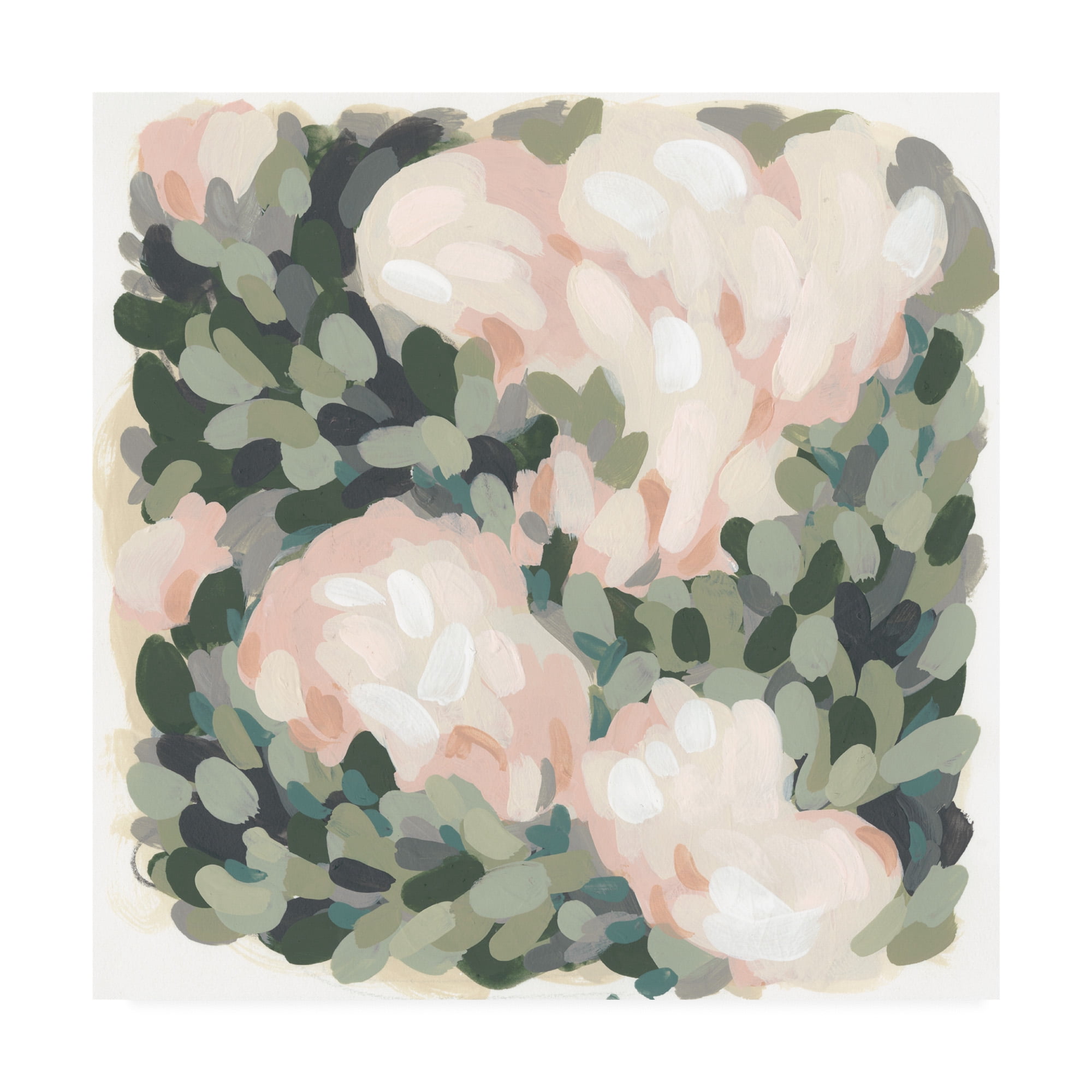 Trademark Fine Art 'Blush And Celadon II' Canvas Art by June Erica Vess