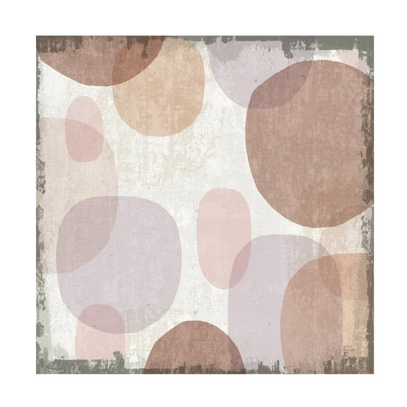 Trademark Fine Art 'Blush Drips I' Canvas Art by Michael Mullan