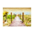 thumbnail image 1 of Trademark Fine Art 'Boardwalk on the Beach at Sunset' Canvas Art by Philippe Hugonnard, 1 of 3
