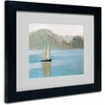 thumbnail image 1 of Trademark Fine Art "Boat On Lake Geneva 1892" Canvas Art by Felix Vallotton, Black Frame, 1 of 1