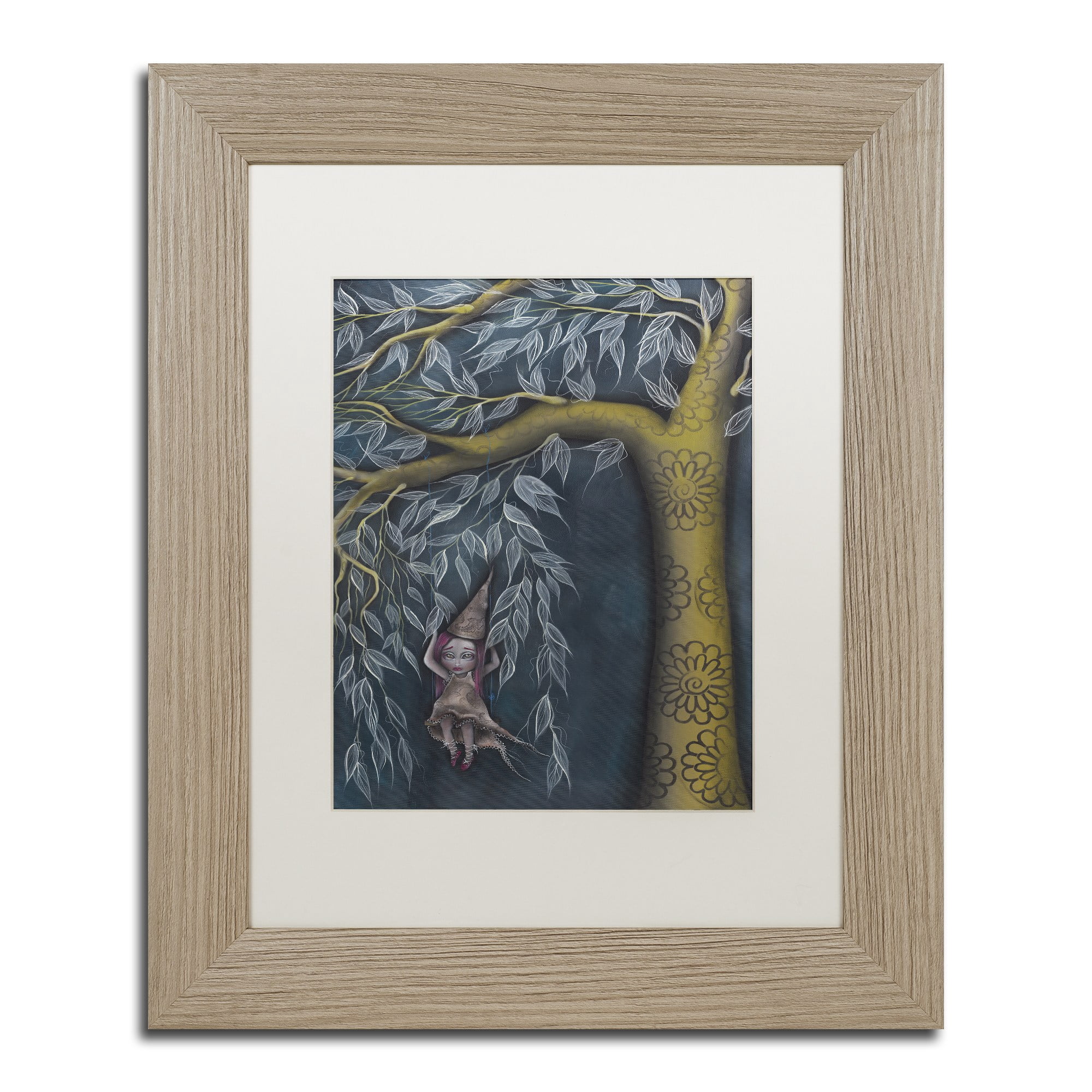 Trademark Fine Art 'Boat on Salt Pond' Canvas Art by Michael Blanchette Photography, White Matte, Black Frame
