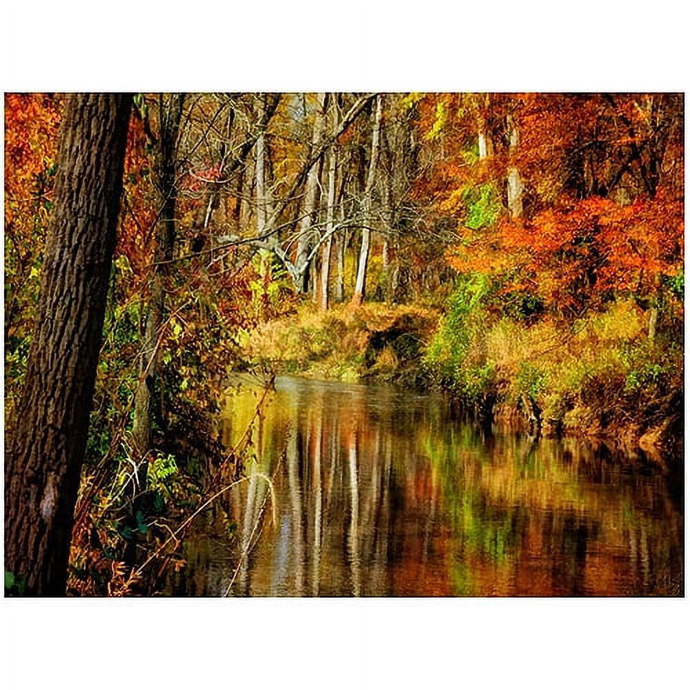 Trademark Fine Art "Bob's Creek" Canvas Wall Art by Lois Bryan