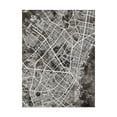 thumbnail image 1 of Trademark Fine Art 'Bogota Colombia City Map Black' Canvas Art by Michael Tompsett, 1 of 4