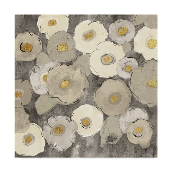 Trademark Fine Art 'Bohemian Bouquet III Neutral' Canvas Art by Silvia Vassileva