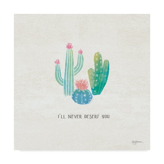 Trademark Fine Art 'Bohemian Cactus VII' Canvas Art by Mary Urban